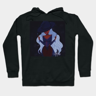 The Witch with Flaming Middle fingers Hoodie